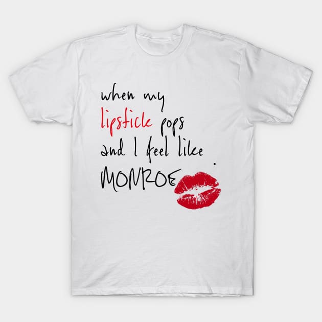 Monroe Lips T-Shirt by Magic Moon